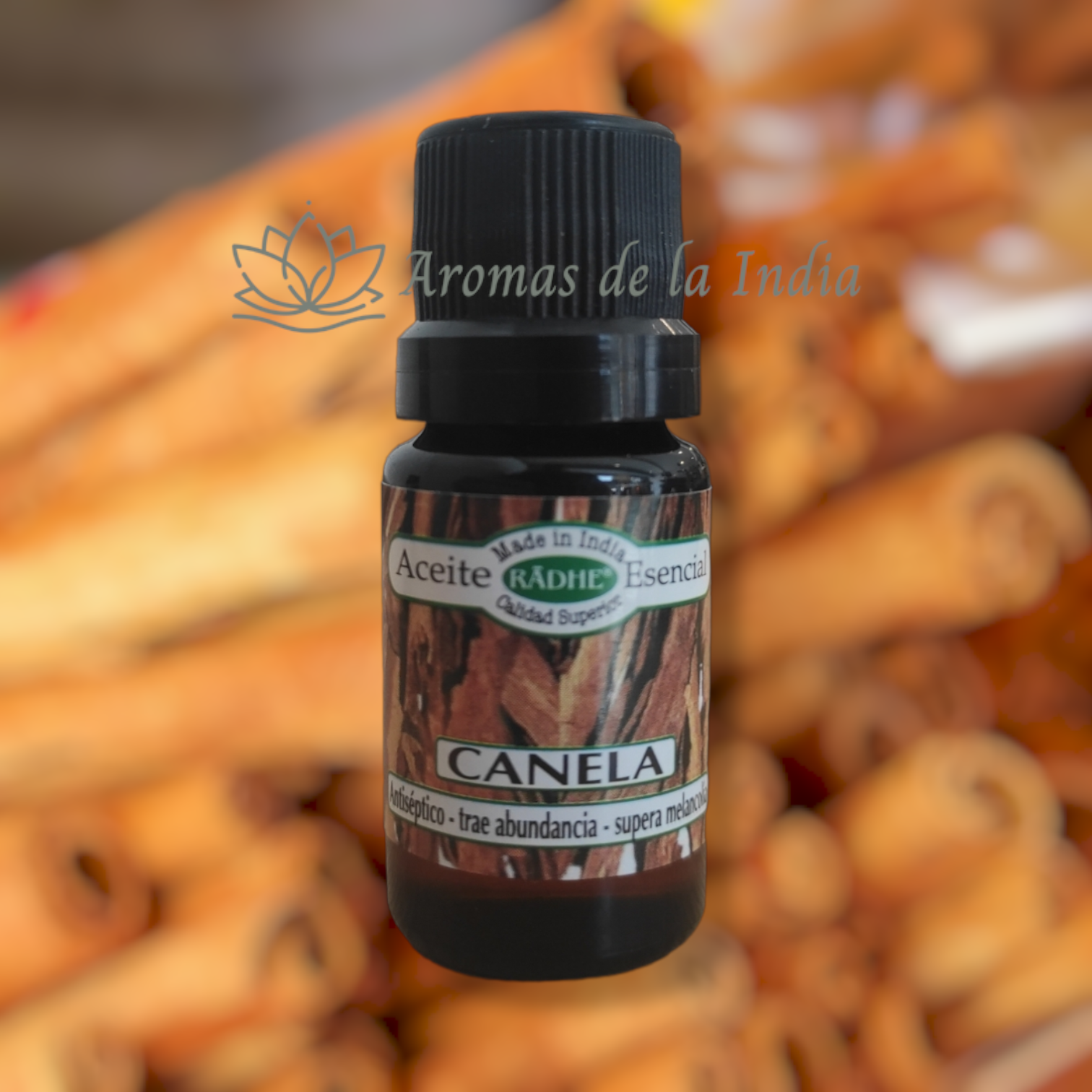 Aceite Radhe Canela Aromas de la India